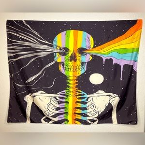 Colorful Sun and Moon Tapestry